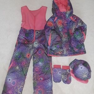 Girl's Columbia Snow/Ski Set Size 4/5